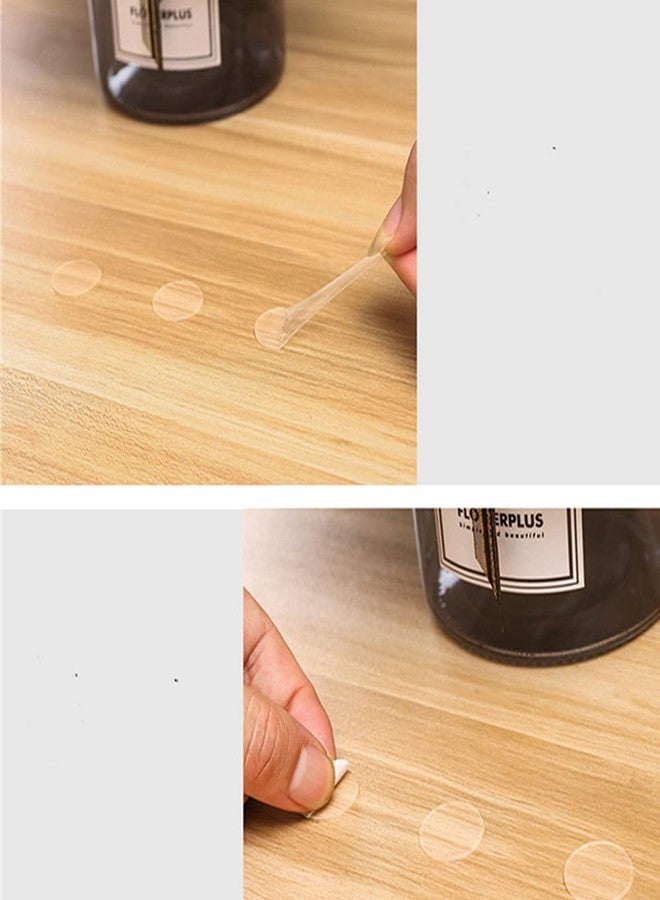 BLINUV Clear Sticky Tack Adhesive Poster Tacky Putty Removable Round Double Sided Sticky dots No Traces Waterproof Stickers for Christmas Festival Decoration (210 Pieces, 20 mm) - Image 3